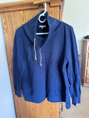Maurices Navy Blue Pullover 0X or XL